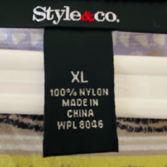 Style & Co Women’s Multicolored Tunic sleeve Top Sz XL NWOT💖 - Picture 11 of 13